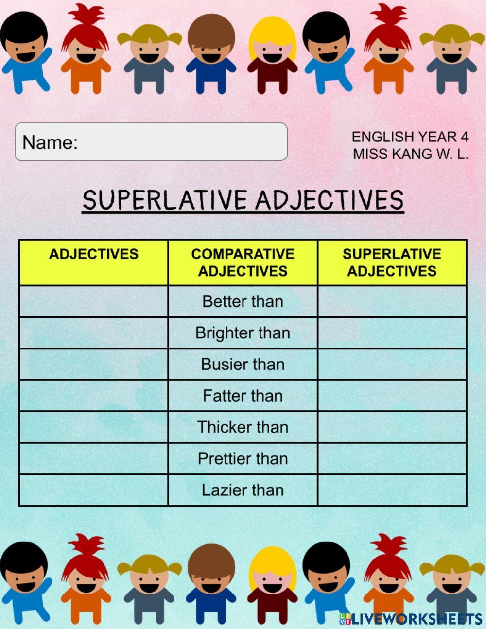 Superlative Adjectives