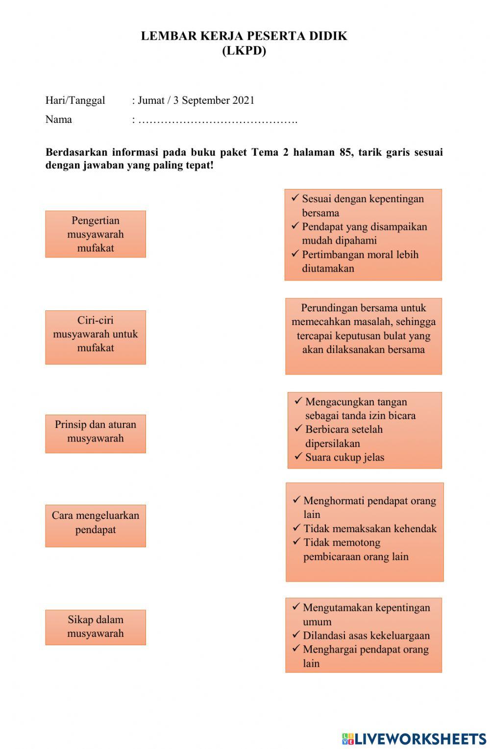Lkpd tanggal 3 September 2021