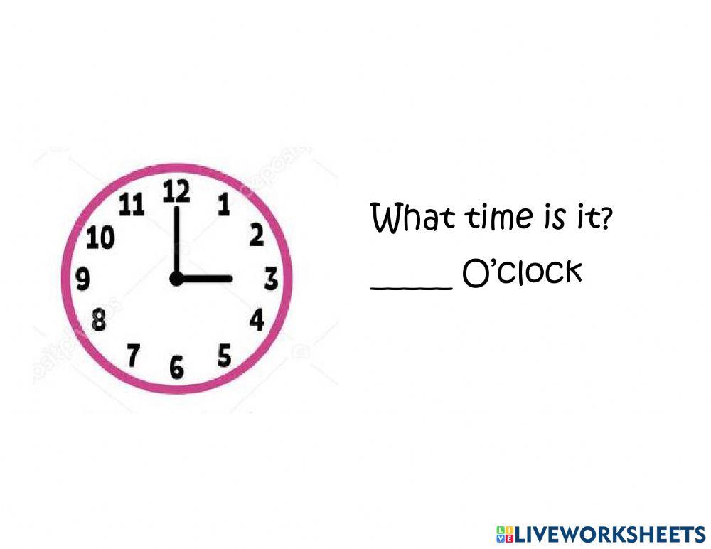 Maths: Telling Time