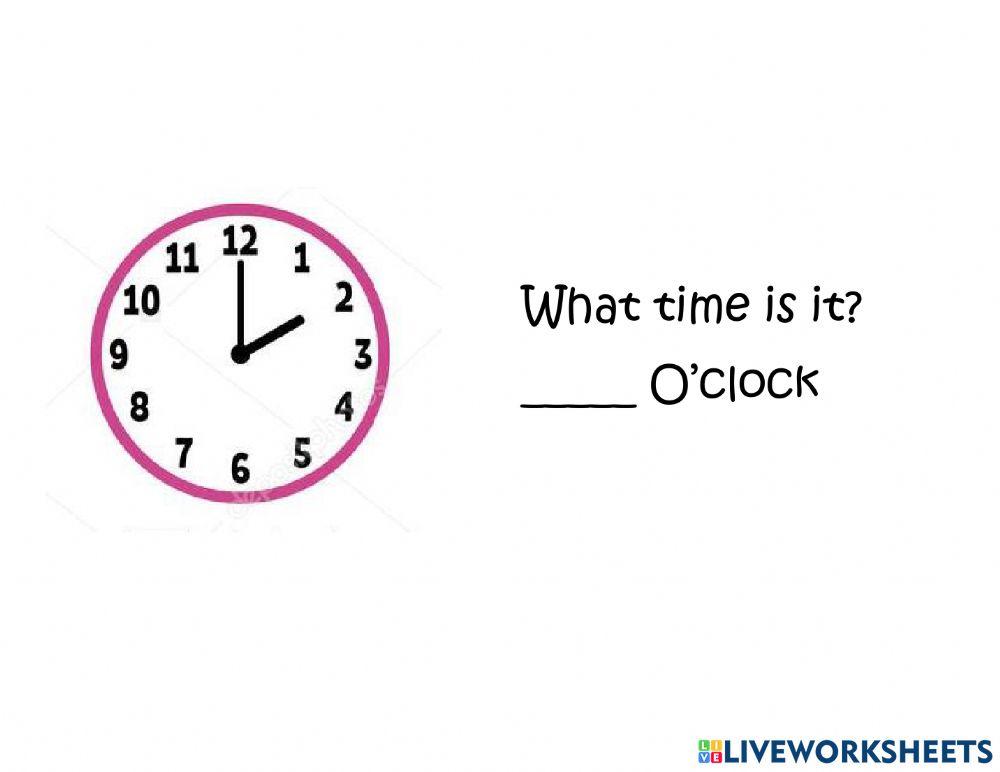 Maths: Telling Time