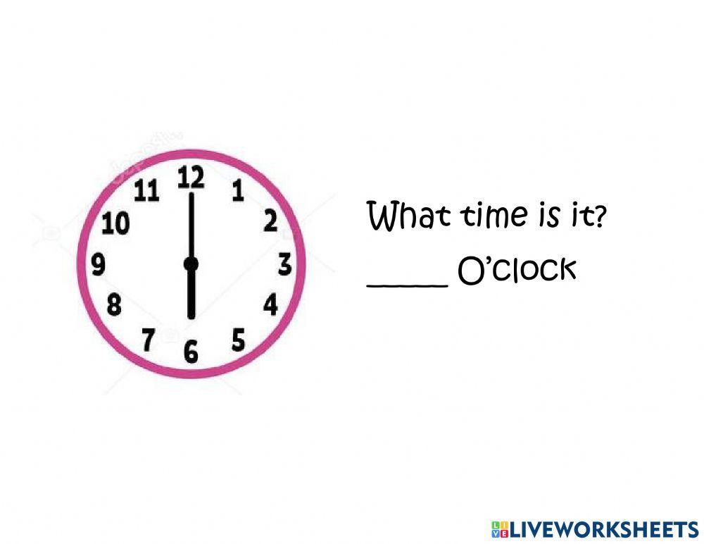 Maths: Telling Time