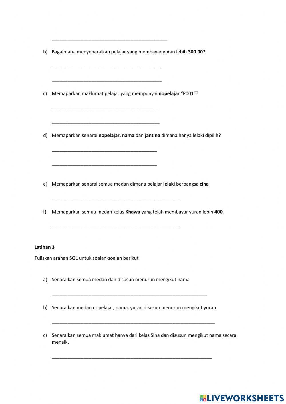 ASK T3 - Penyataan SQL