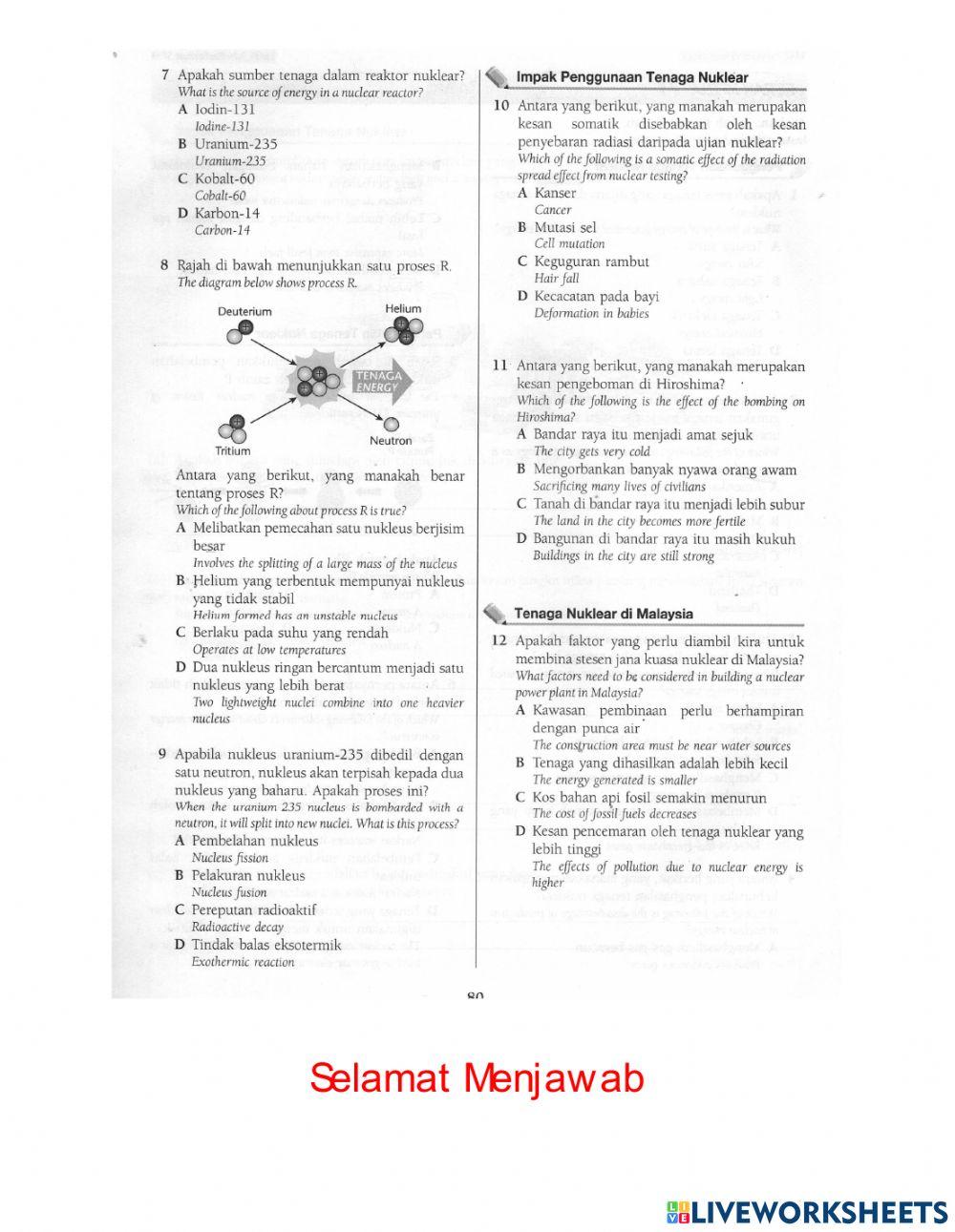 Bab 12 : tenaga nuklear