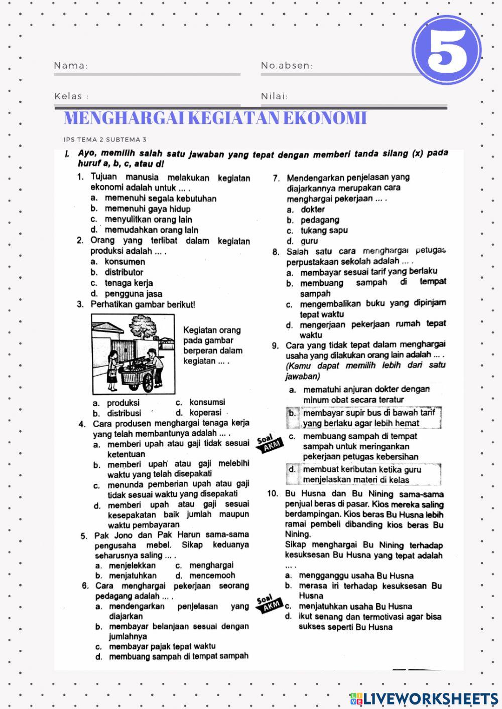 Ips tema 2 subtema 3 kelas 5