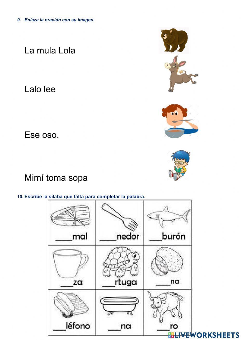 Evaluación diagnostica 2° grado
