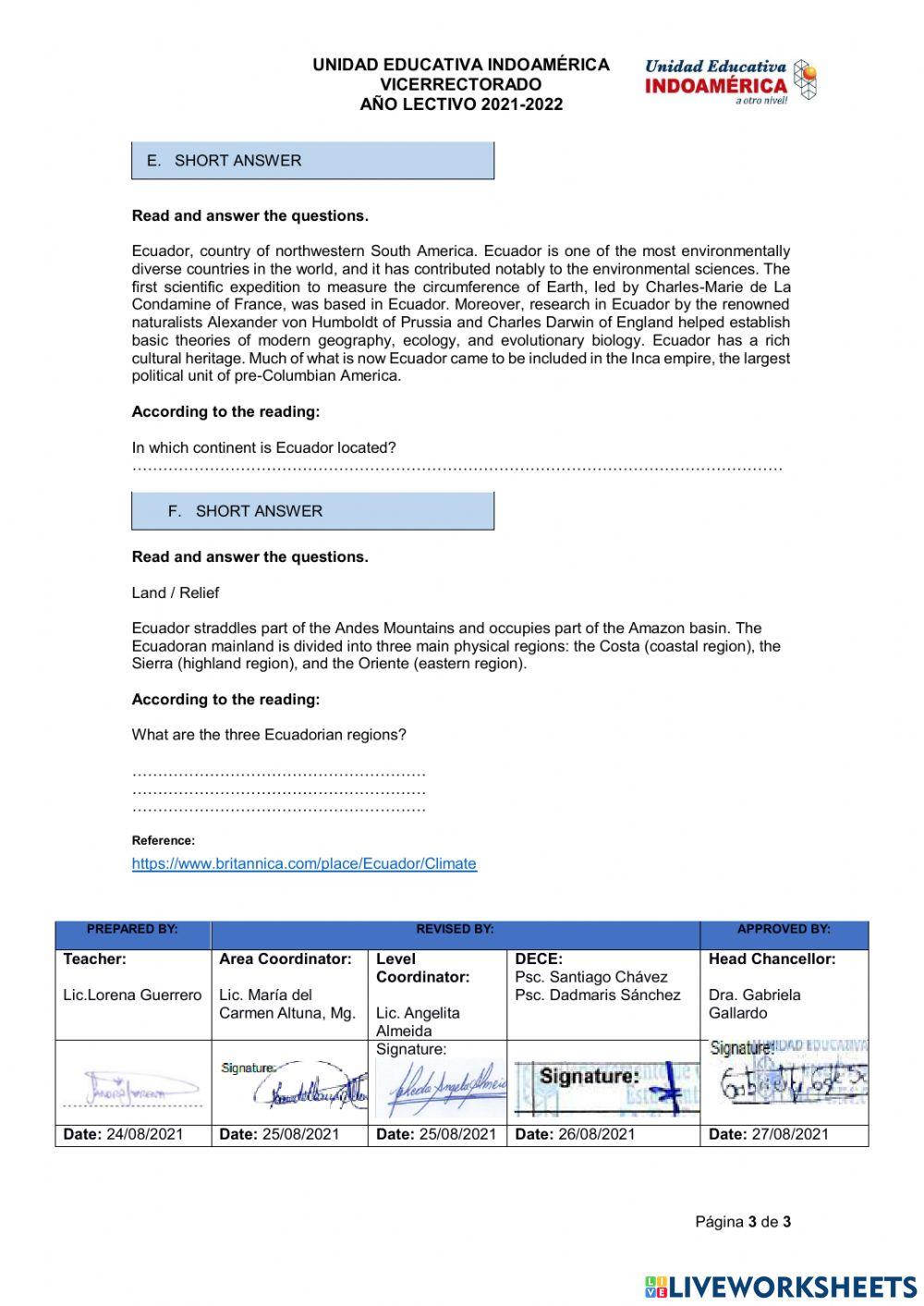Diagnostic evaluation