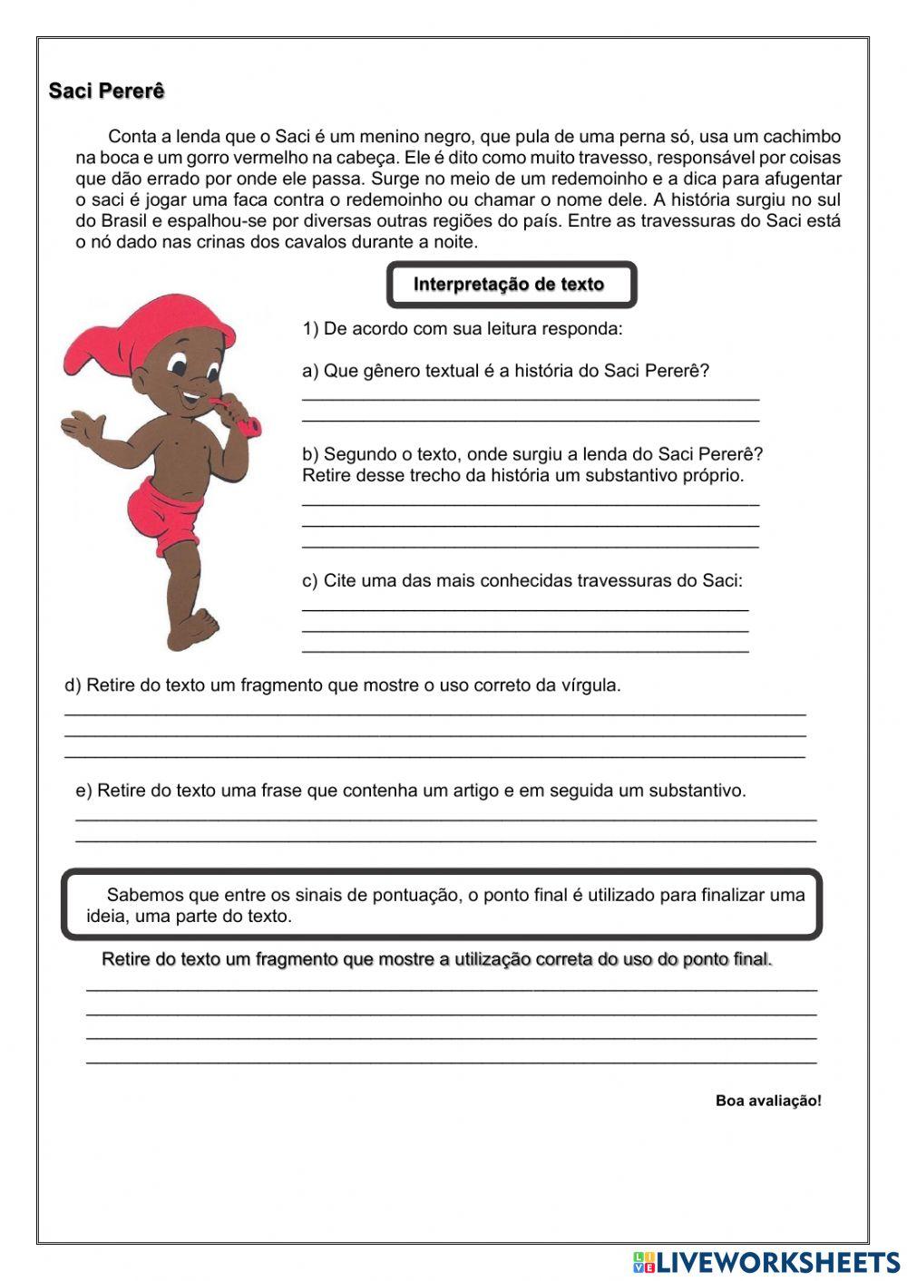 Atividade Avaliativa