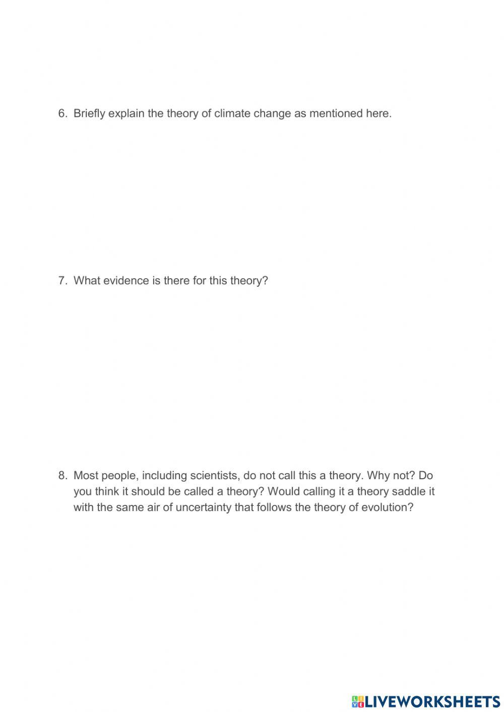 1.8 Evolution, Plate Tectonics, and Climate Change