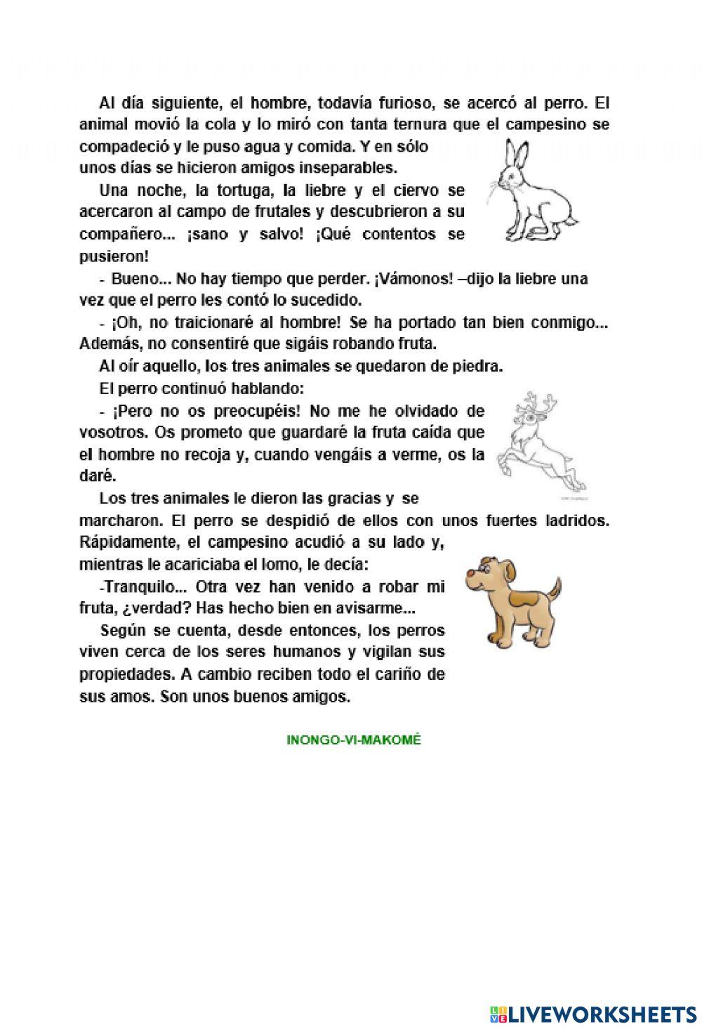 Bimestral de lectura 5°