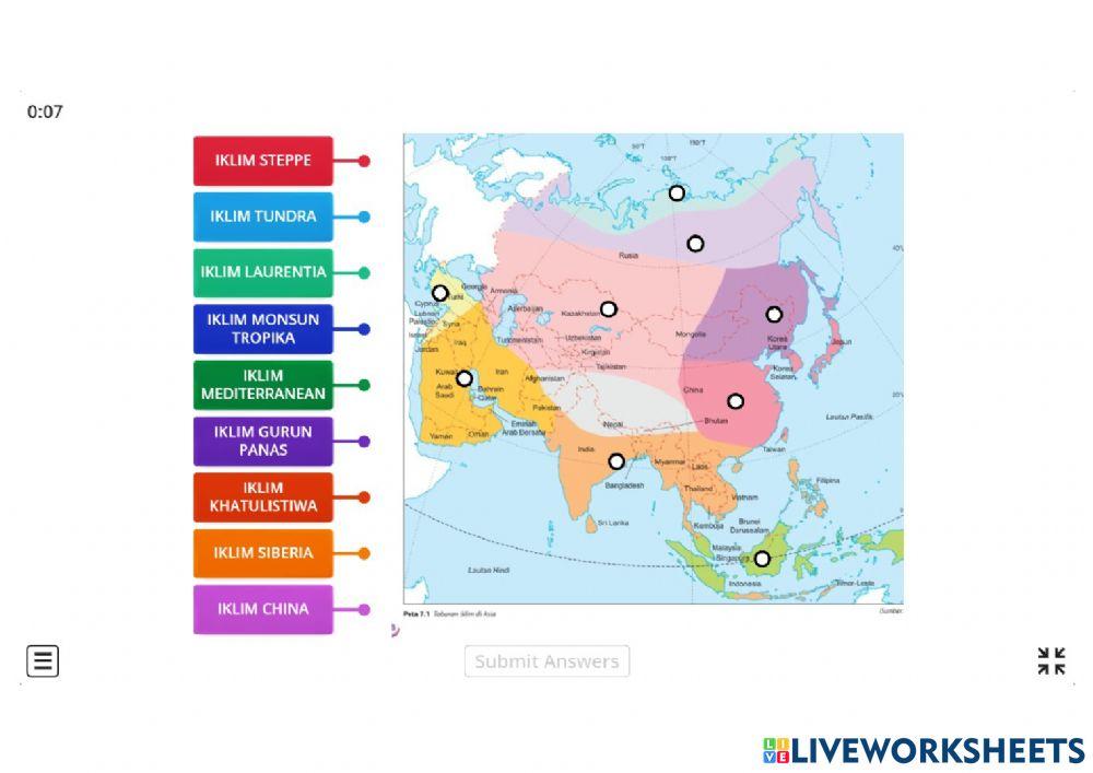 7.1 Kepelbagaian Iklim di Asia