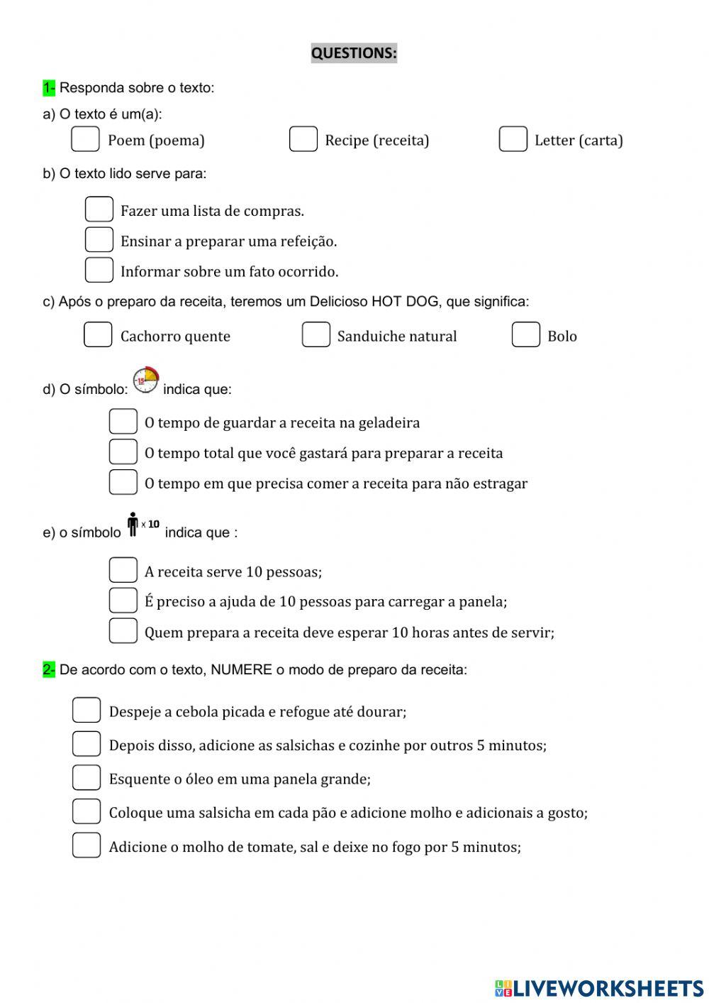 6° ano - INGLÊS - 02-09-21