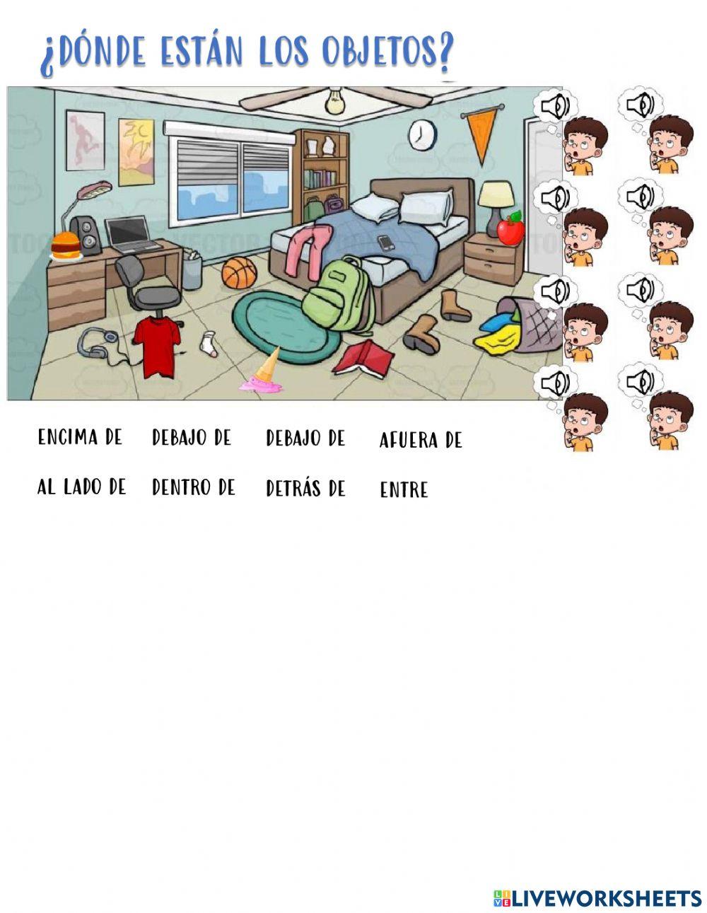 Preposiciones de lugar