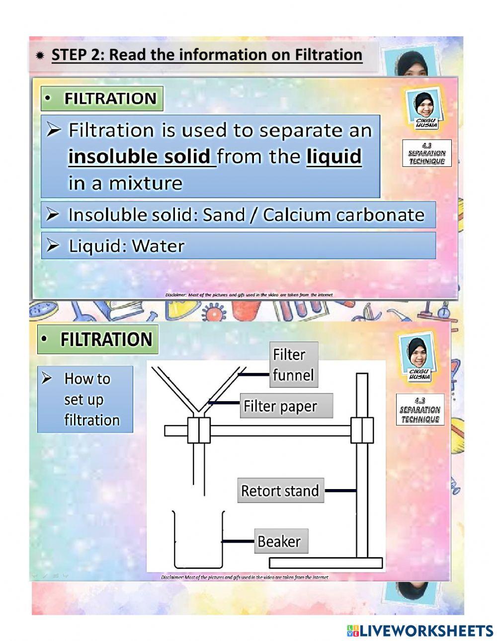 Separation technique