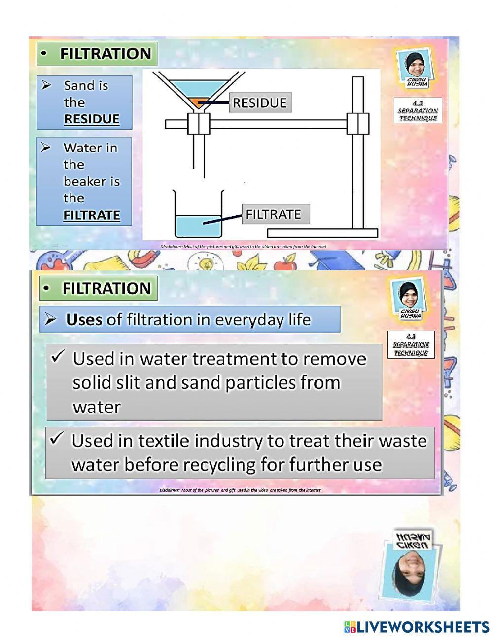 Separation technique