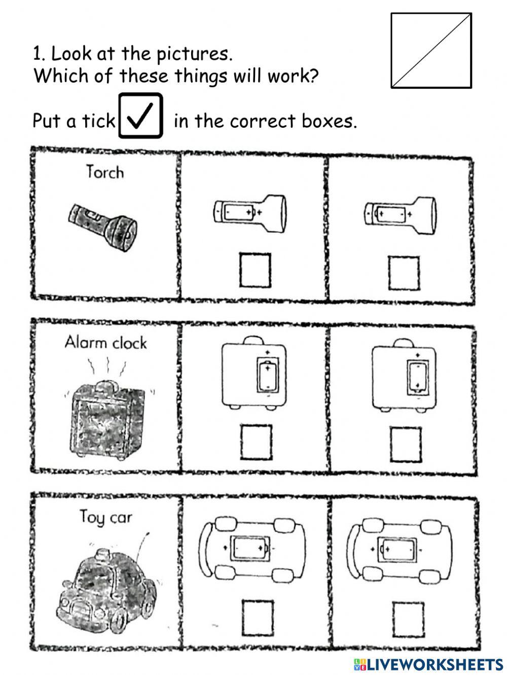 Dry cells 3817572 | Nad25 | Live Worksheets
