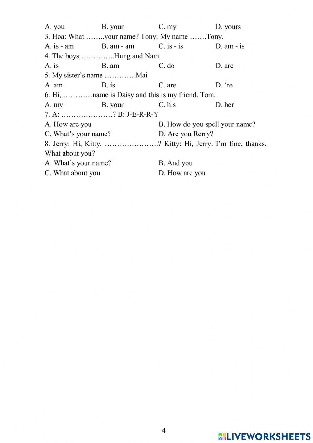 Tiếng anh 3 unit 2 (CƠ BẢN + NÂNG CAO)