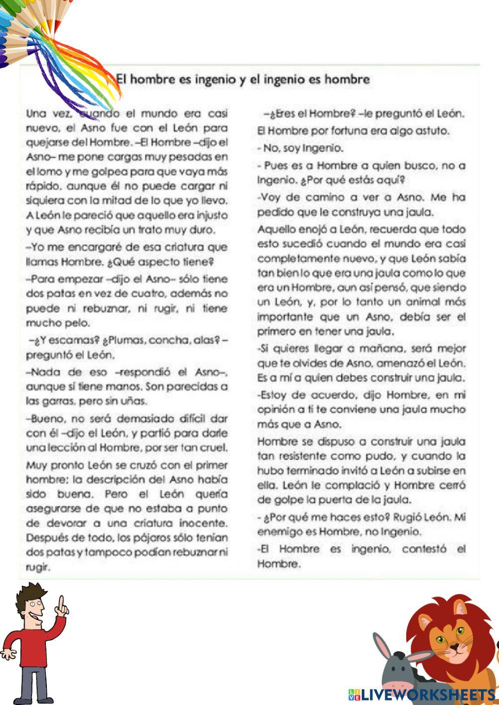 Lectura SisAT Sexto Grado