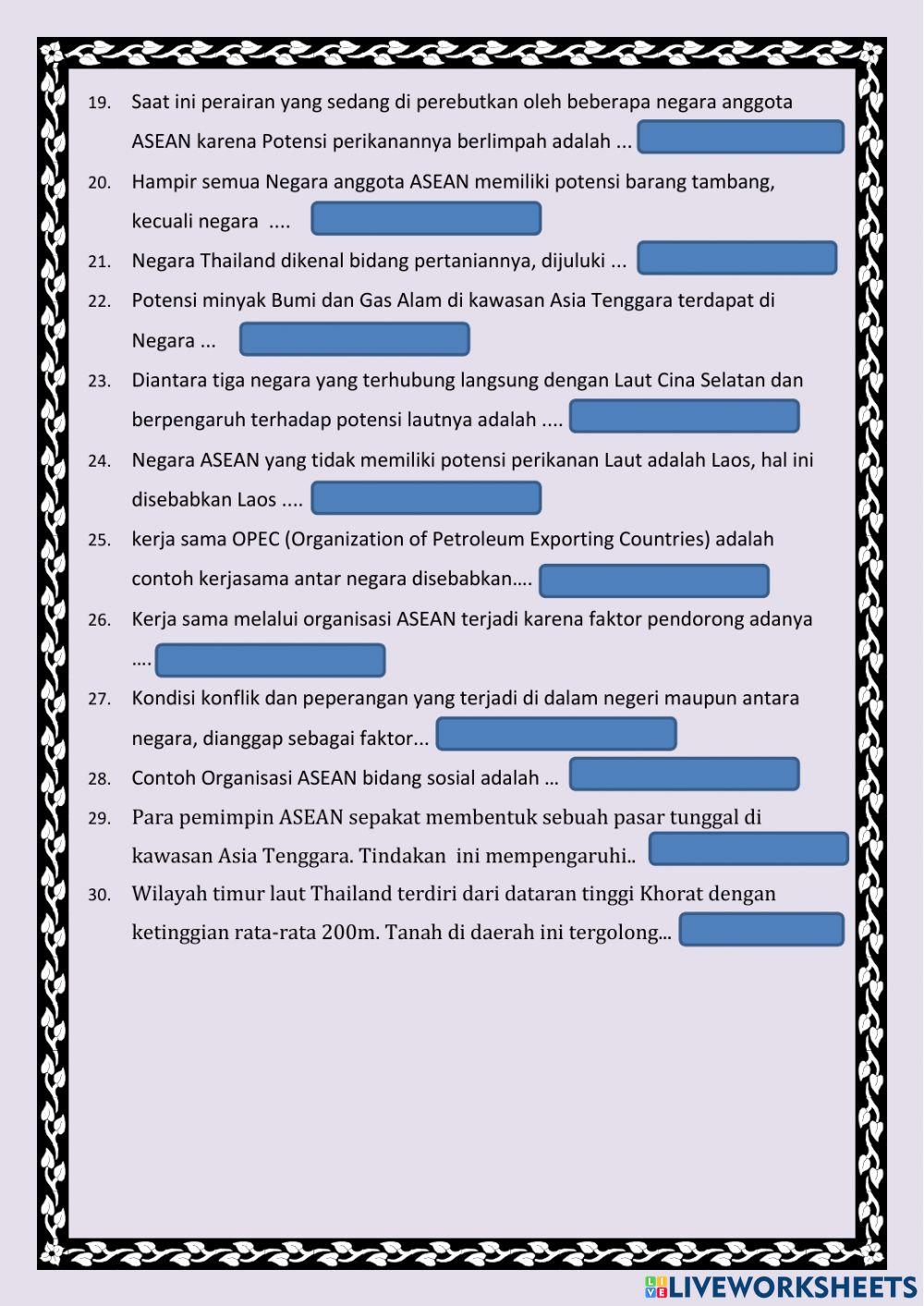 Penilaian Tengah Semester ganjil ips 8