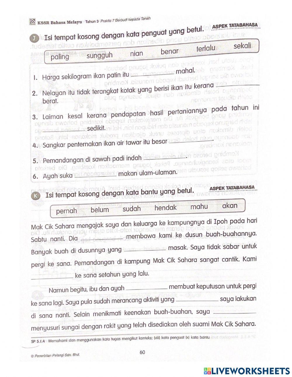 BAHASA MELAYU TAHUN 3 10-9-21