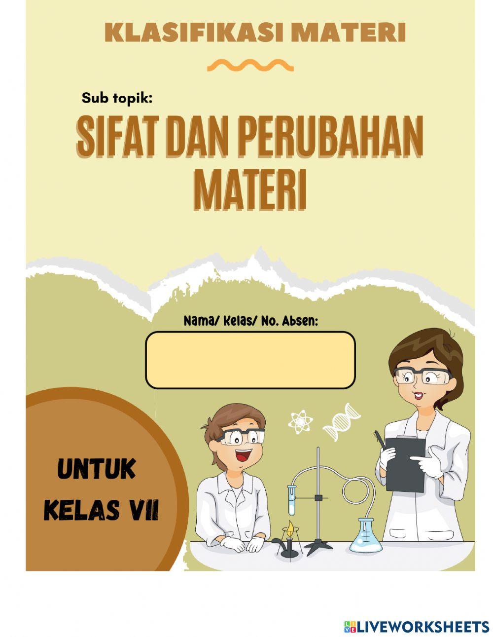 LKPD 3 Sifat dan Perubahan Materi
