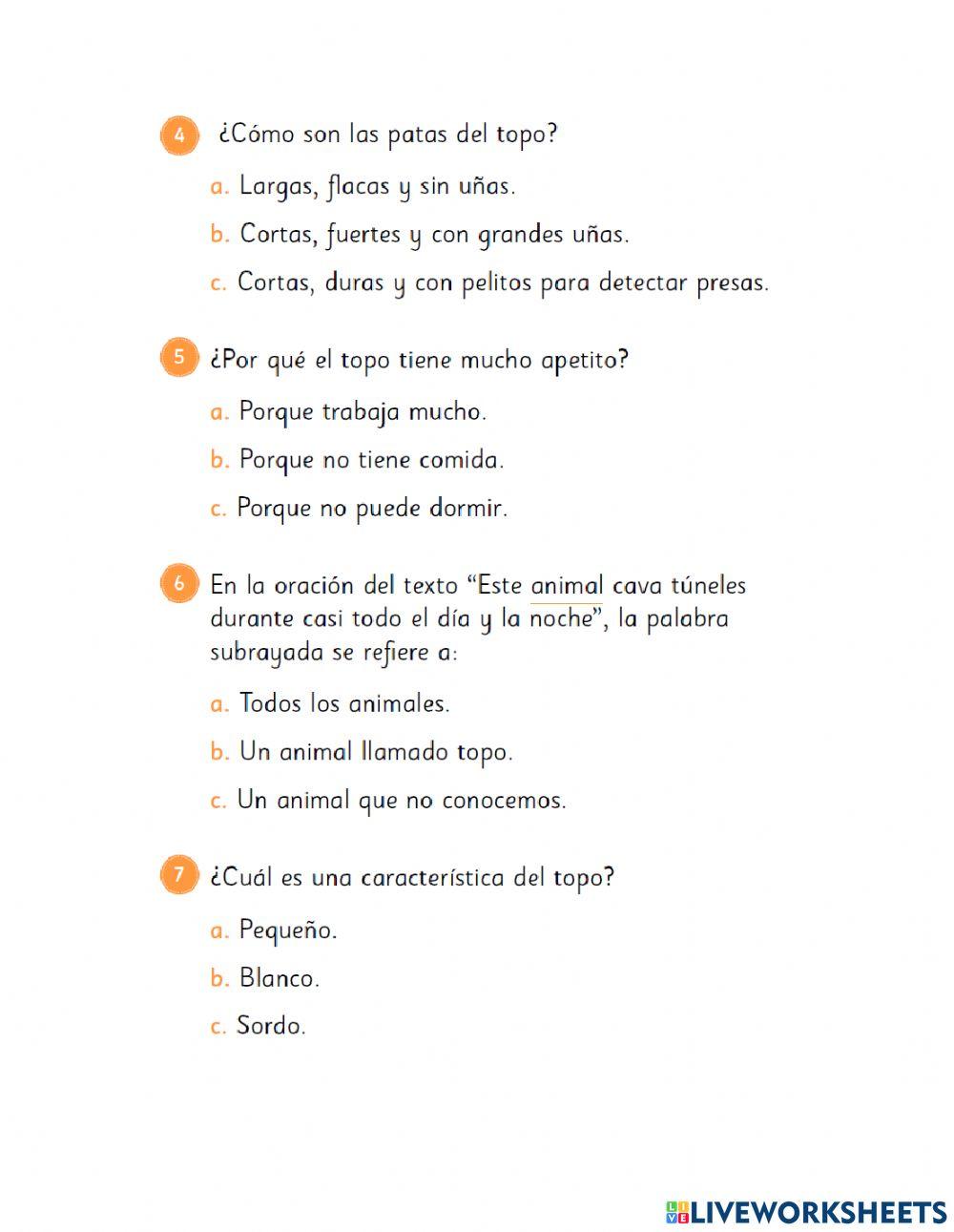 Comprensión Lectora