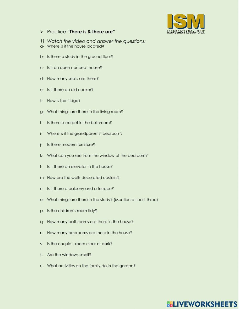 Description of a house