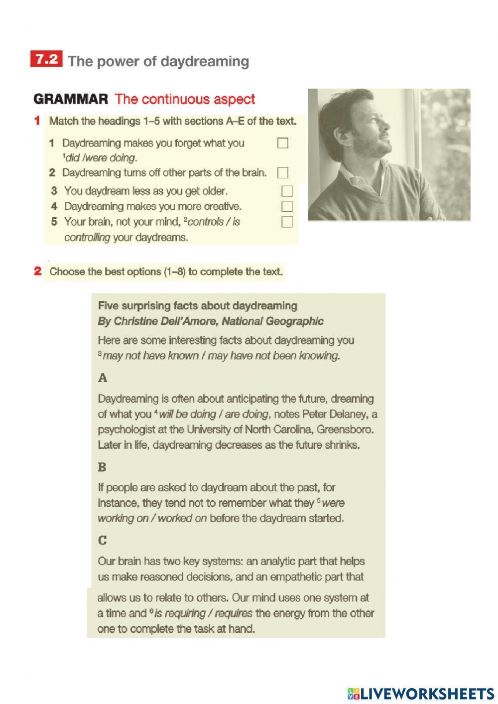 The Power of Daydreaming