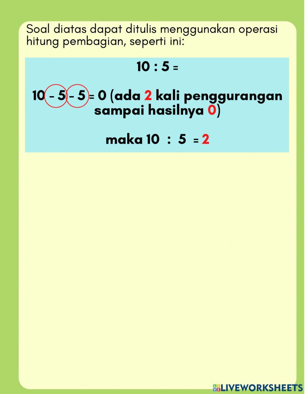 Latihan Pendalaman Matematika