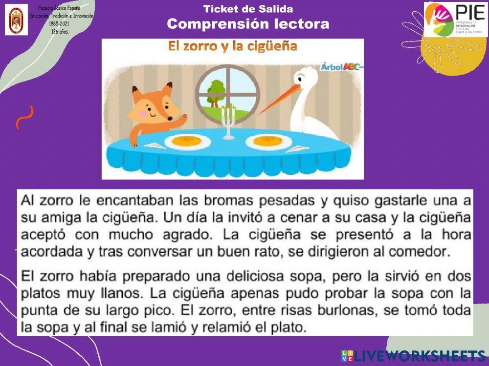 Comprensión lectora