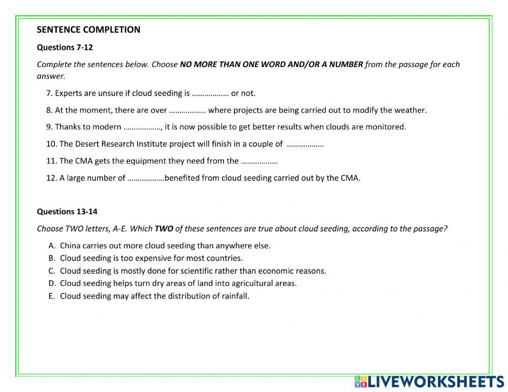 Complete IELTS 4-5 Unit 9 Reading WB