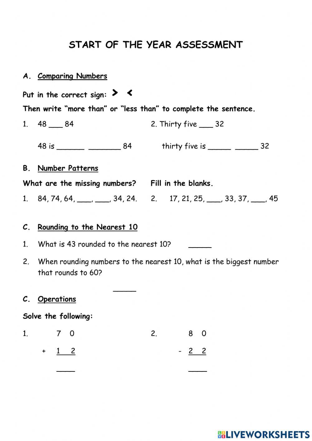 Math Review