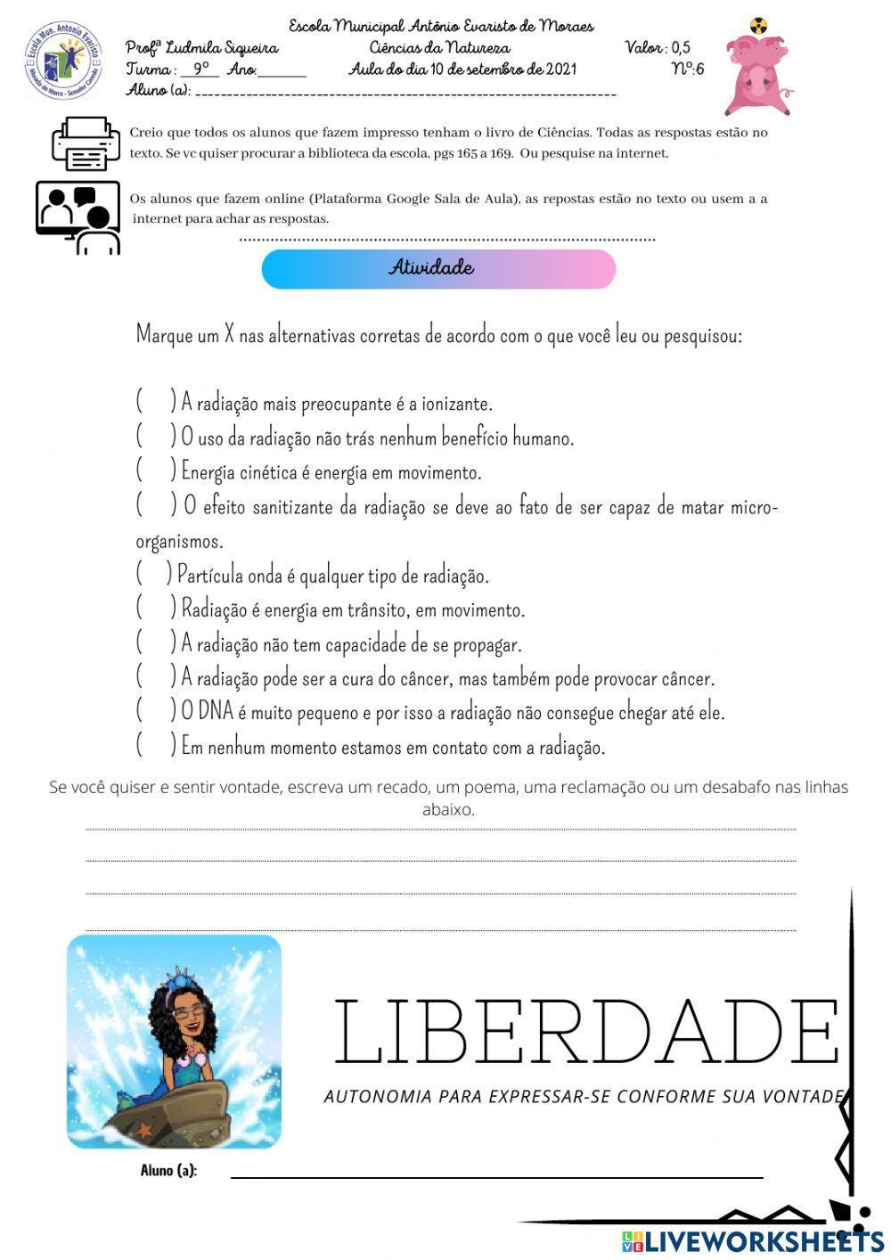 Radiação e mutação