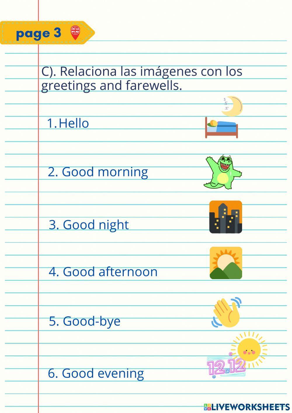 Evaluación diagnostica Basic English for beginners