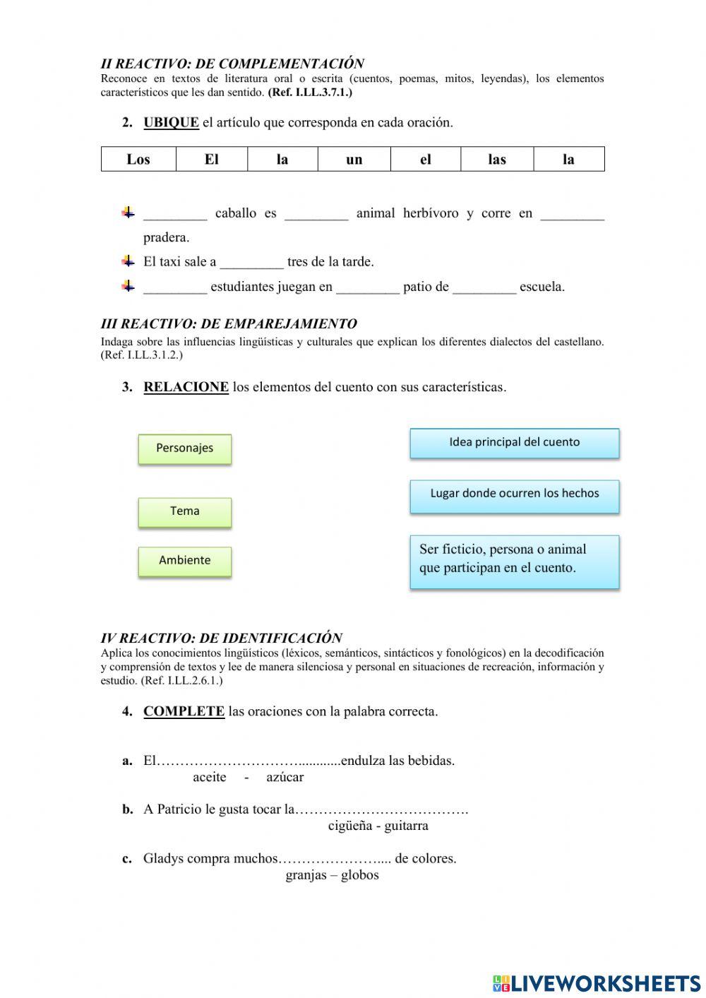 Evaluacion Diagnostica Lengua 1