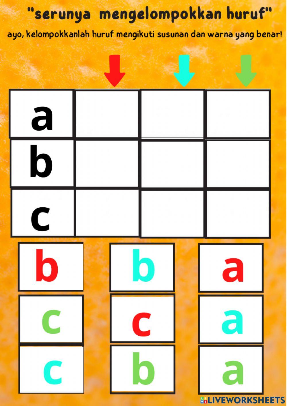 Literasi huruf dan angka