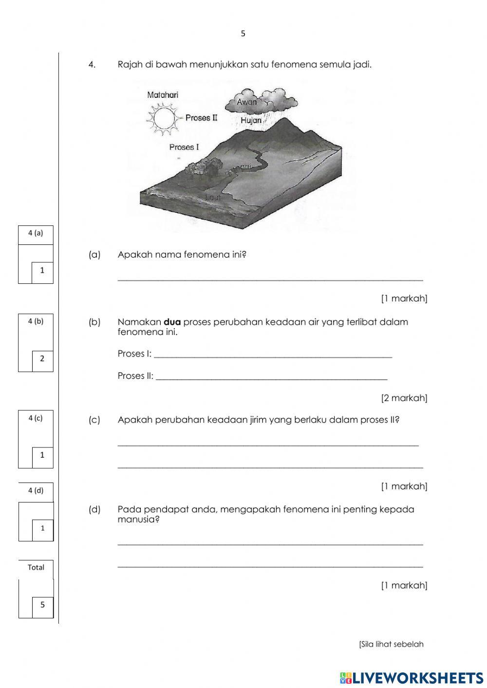 Soalan Tahun 5 Kertas 2