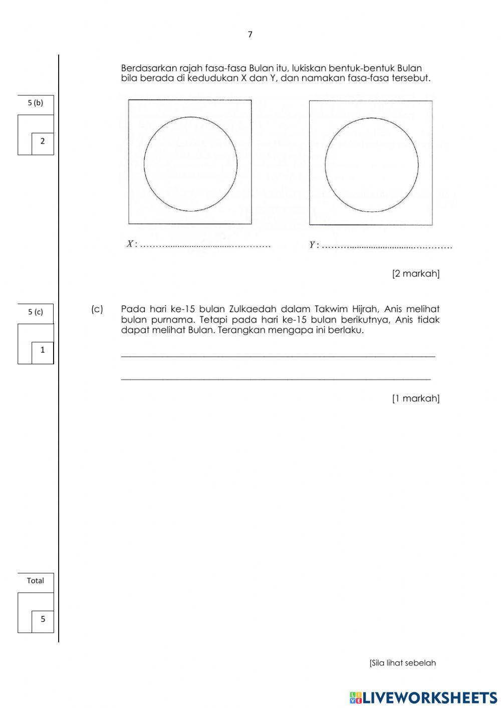 Soalan Tahun 5 Kertas 2
