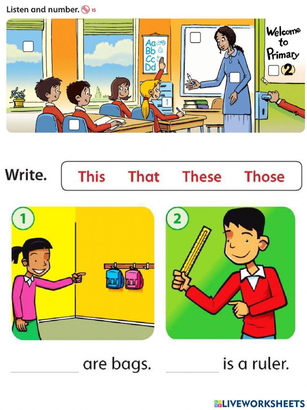 Family and friends grade 4 Worksheet Unit 1 2 3