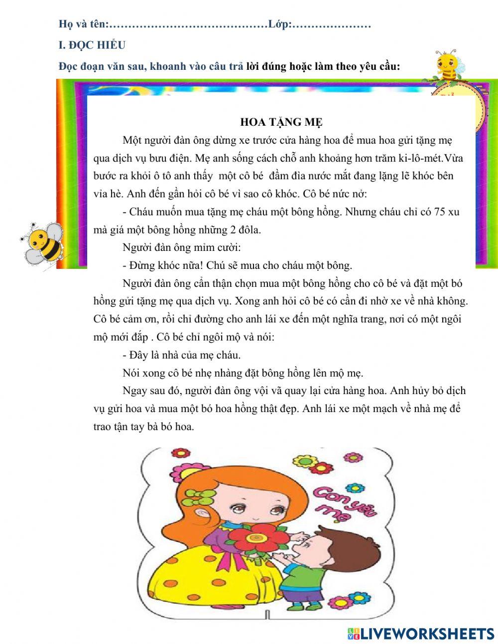 Ôn Tiếng Việt lớp 4