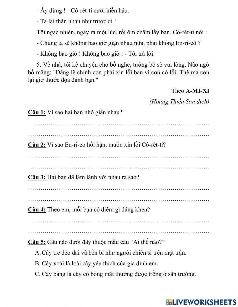 Bài tập về nhà 10-9