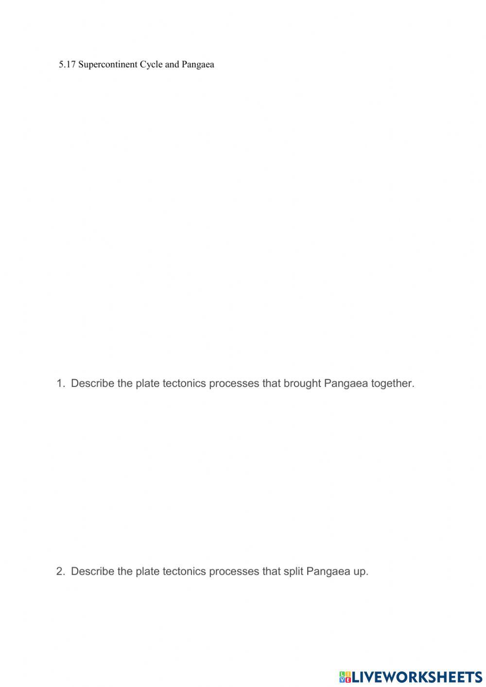 5.17 Supercontinent Cycle and Pangaea