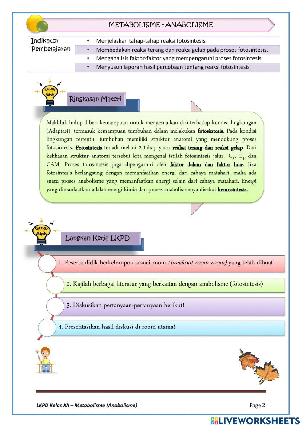 LKPD Anabolisme
