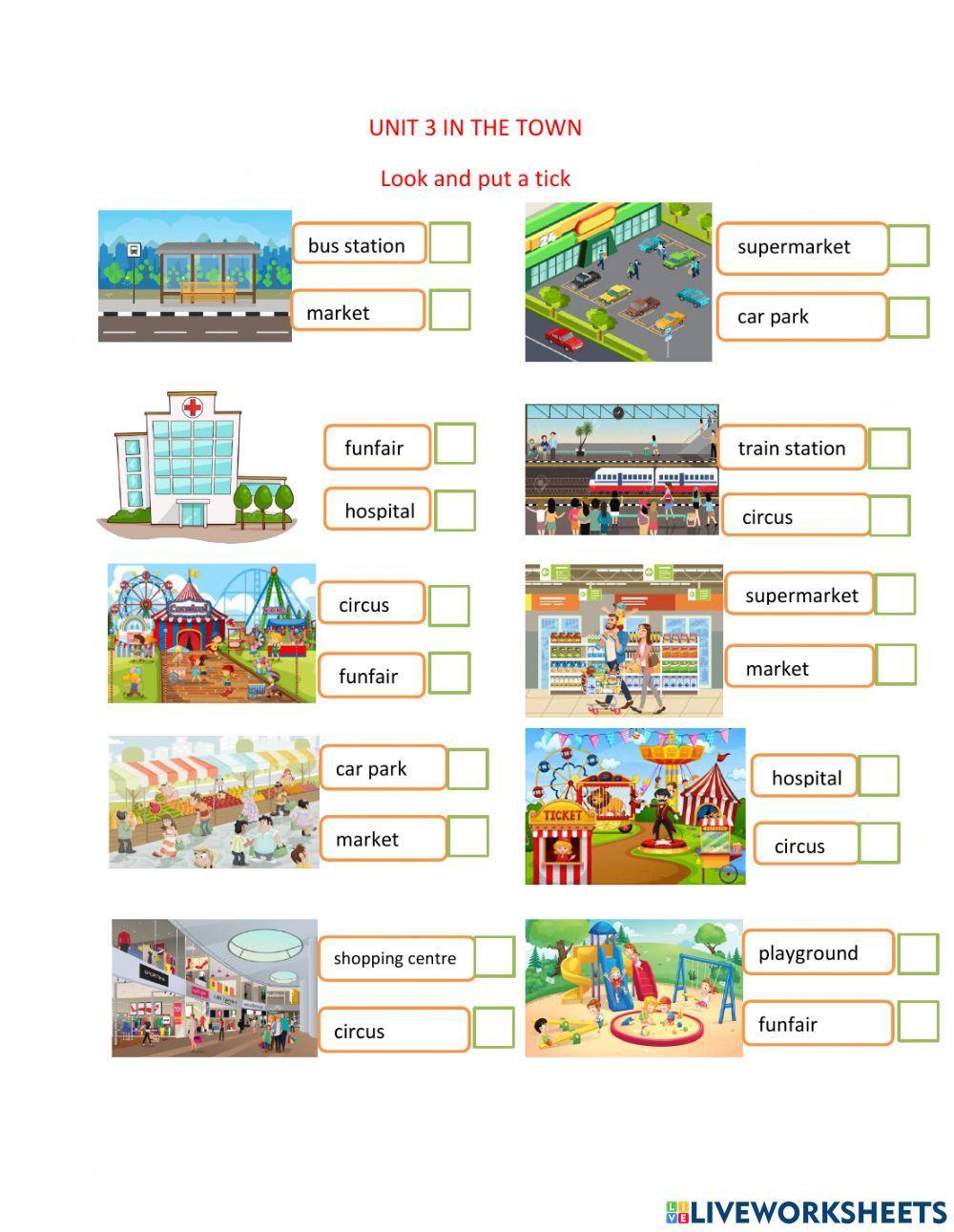 Unit 3 in the town-movers