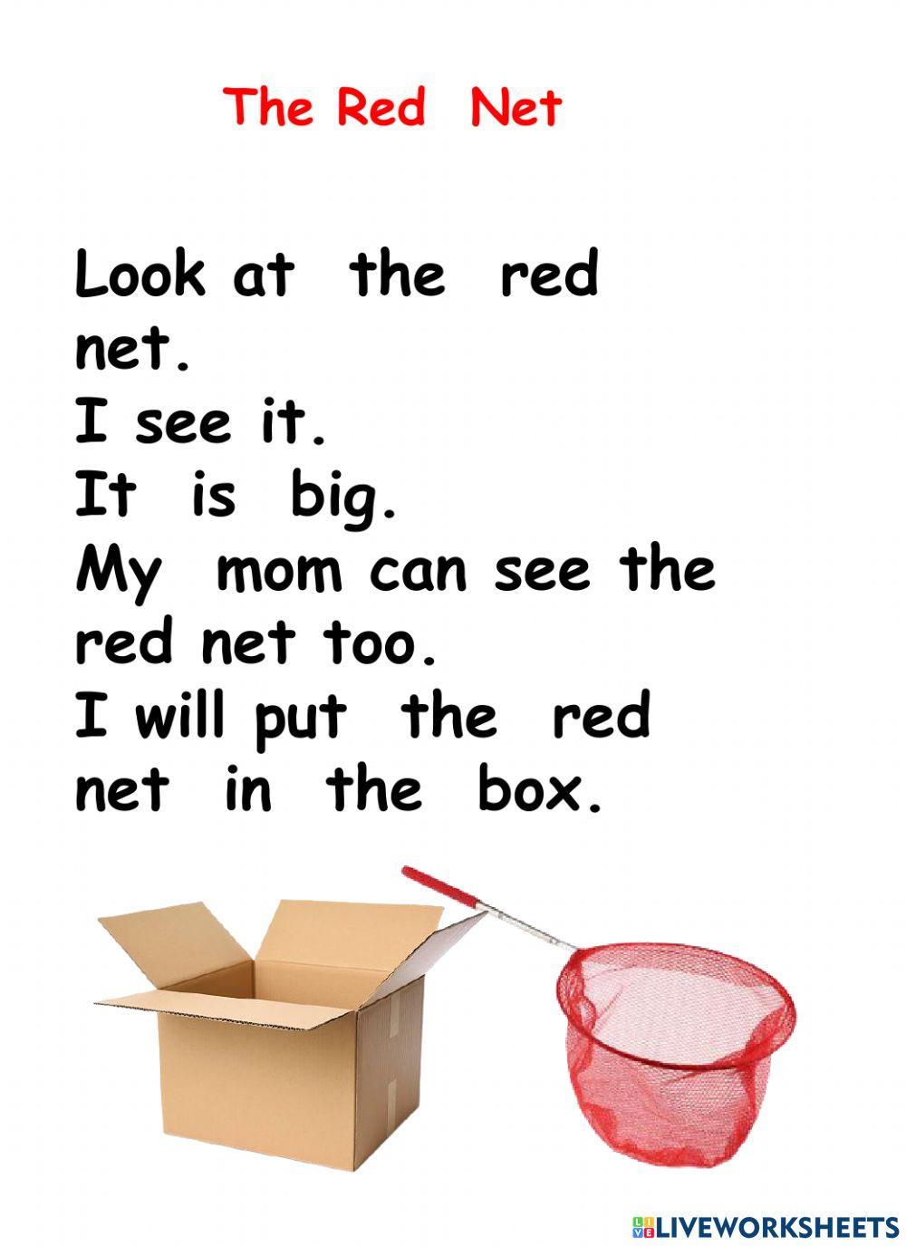 Practice reading activity Live Worksheets