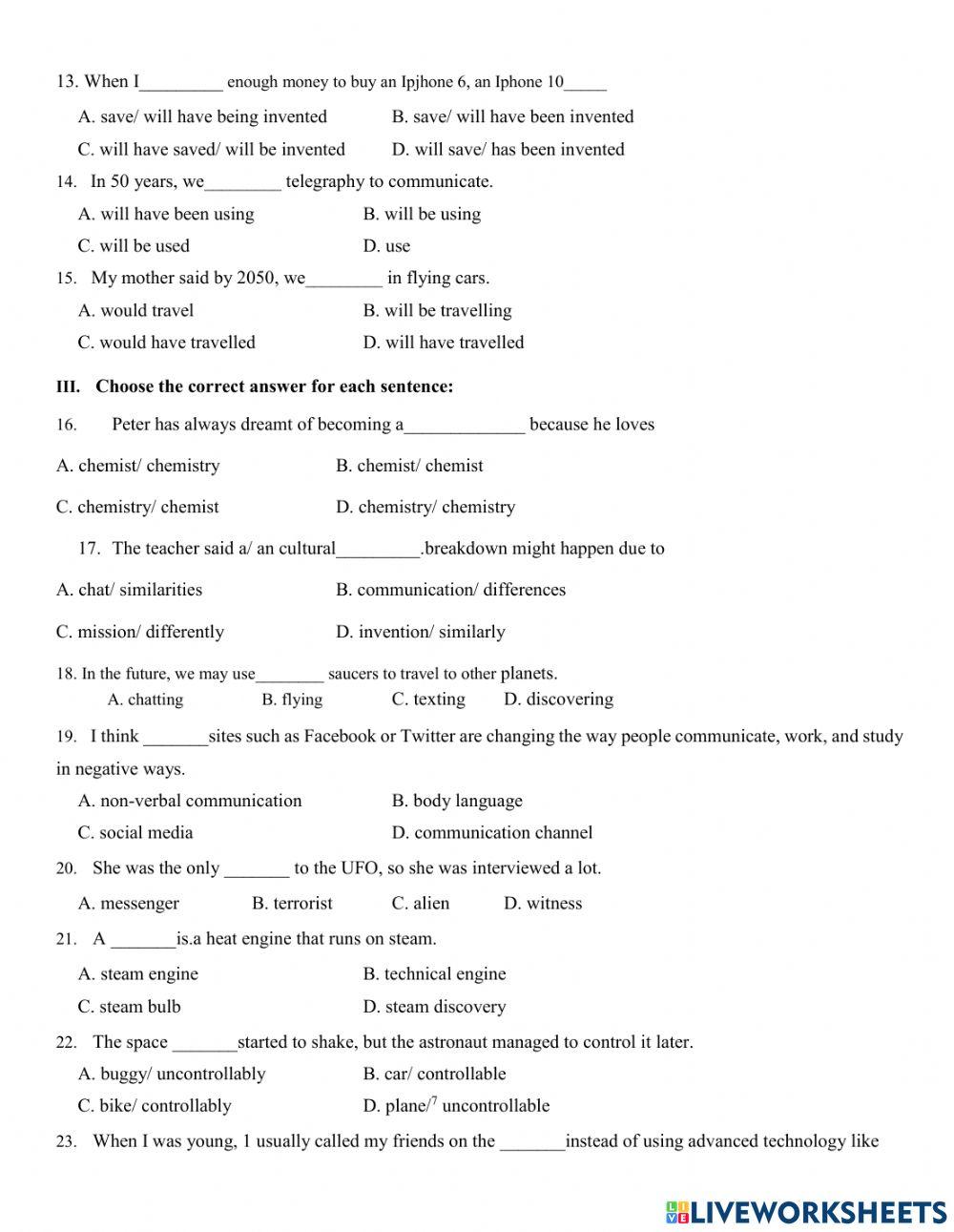E8 test yourself 4 no 1