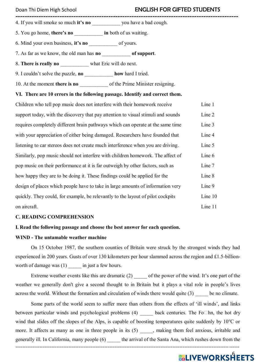 Home practice test 01