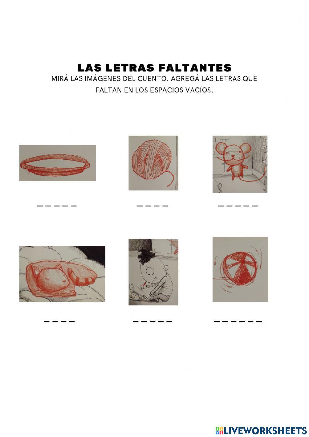 Palabras del cuento (TODAS LAS LETRAS)