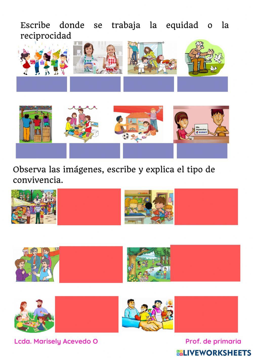 Convivencia, reciprocidad y equidad