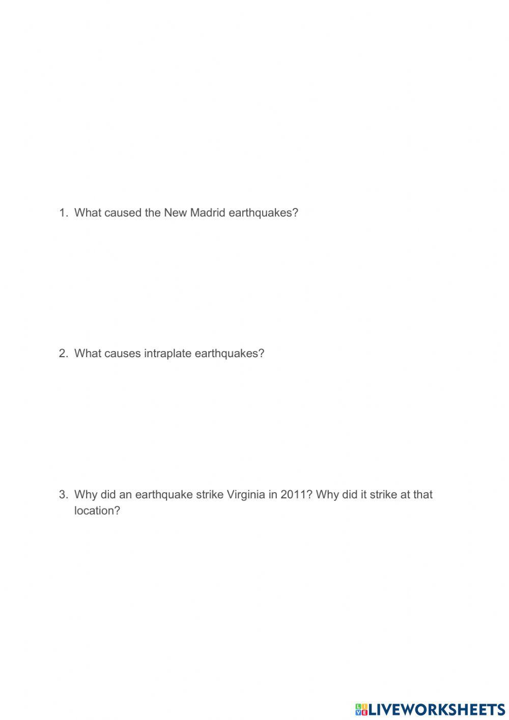 6.10 Intraplate Earthquakes