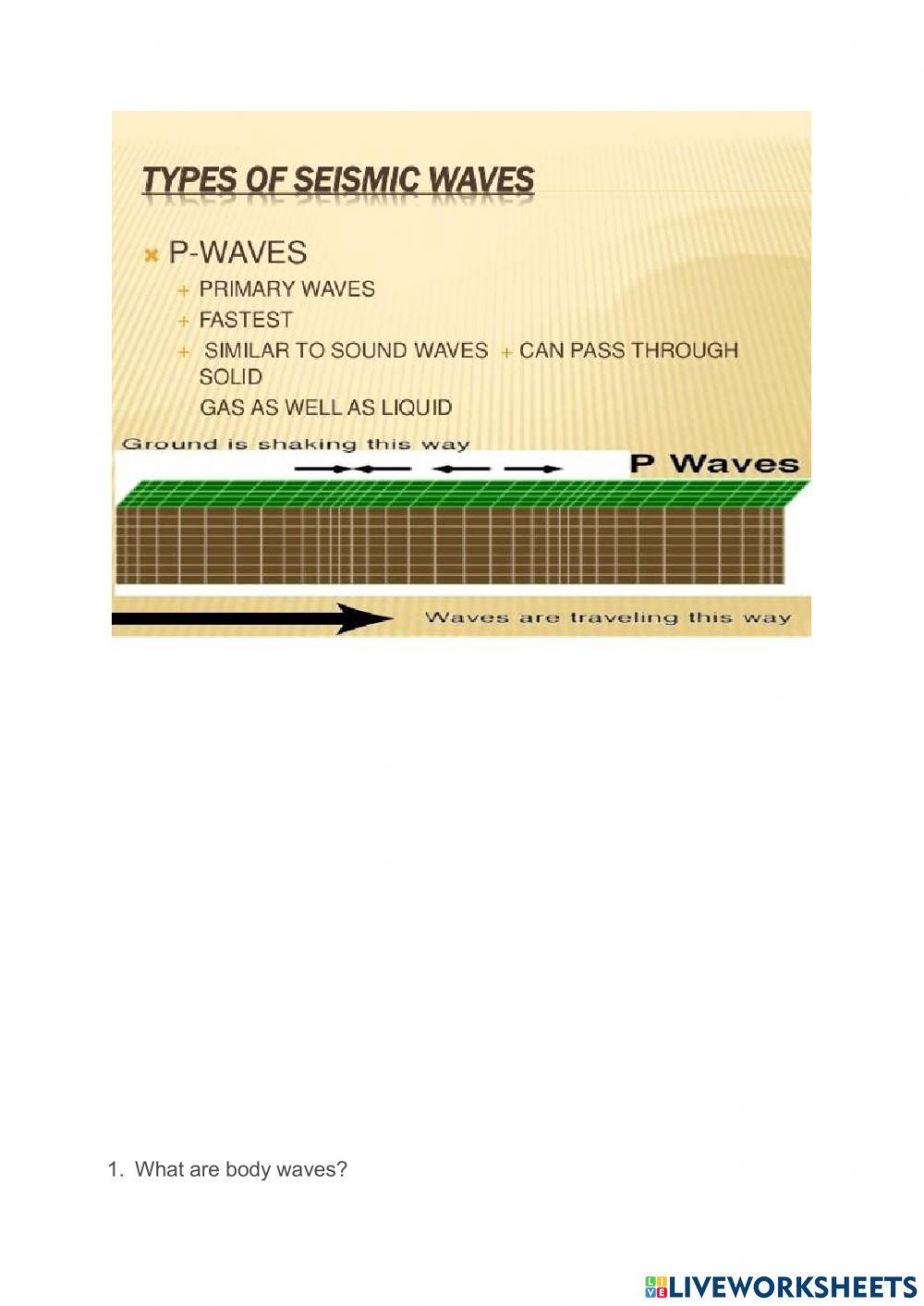6.11 Seismic Waves